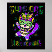 Masque Mardi Apparel Kostüme Mardi Gras Cat Poster (Vorne)