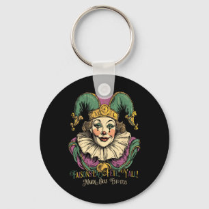 Masque Mardi Bekleidung Kostüme Vintage Mardi Gras Schlüsselanhänger