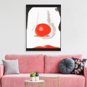 Masquerade #Abstract #circus #clown #hypocrisy Leinwanddruck (Insitu (Wohnzimmer))