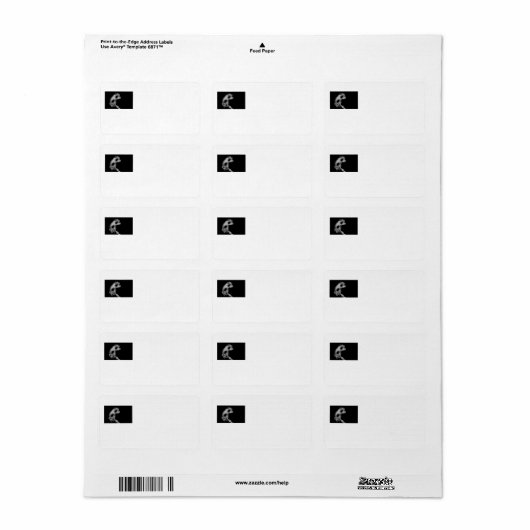 Masquerade Adressaufkleber (Vorne)