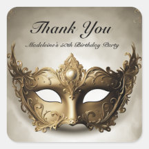 Masquerade Antique Venedig Maske Chic 50. Geburtst