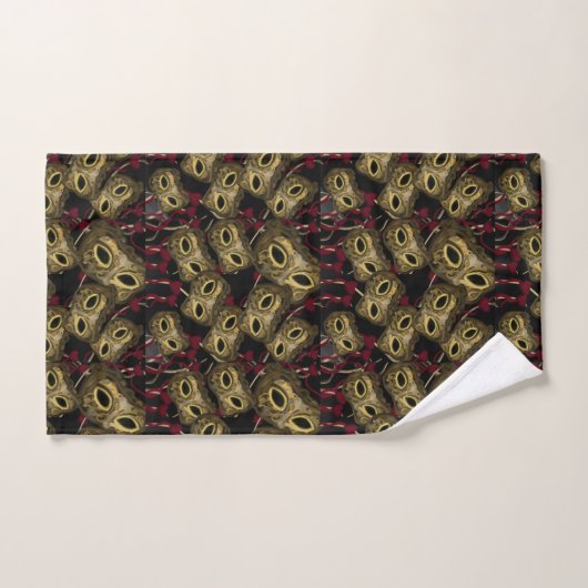 MASQUERADE ART BADHANDTUCH SET (Handtuch)