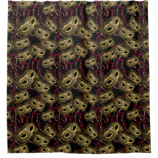 MASQUERADE ART DUSCHVORHANG (Vorderseite)