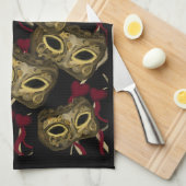 MASQUERADE ART GESCHIRRTUCH (Viertel Falte)