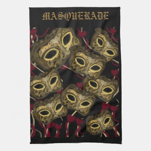 MASQUERADE ART GESCHIRRTUCH (Vertikal)