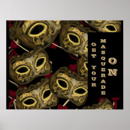 MASQUERADE ART POSTER