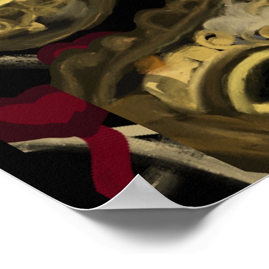 MASQUERADE ART POSTER (Ecke)