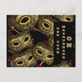 MASQUERADE ART POSTKARTE