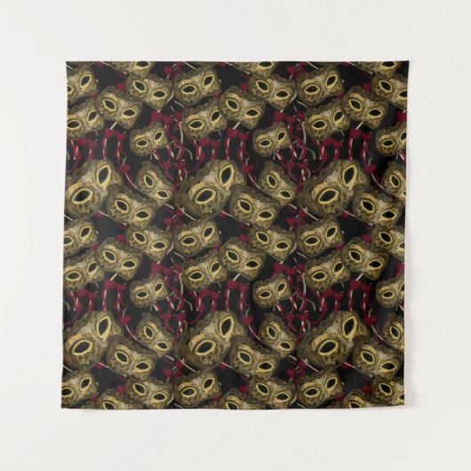 MASQUERADE ART WANDTEPPICH (Vorderseite)
