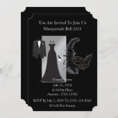 Masquerade Ball Einladung (Vorne/Hinten)