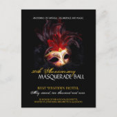 Masquerade Ball Einladung (Vorderseite)