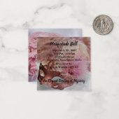 Masquerade Ball Einladungen (Vorderseite/Rückseite Beispiel)