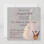 Masquerade Ball Invi Einladung (Rückseite)