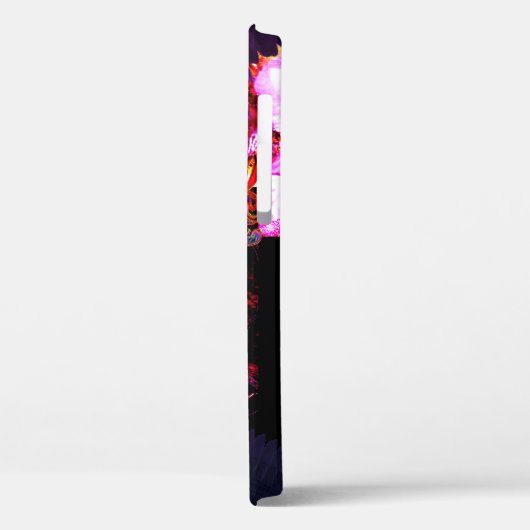 Masquerade Ball Maske Gesicht gotisch lila rosa Case-Mate iPhone Hülle (Rückseite / Links)