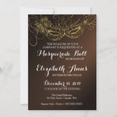 Masquerade Ball Party Einladung 12x18 (Vorderseite)