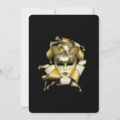 Masquerade Ball Quinceñera Party Einladung (Rückseite)