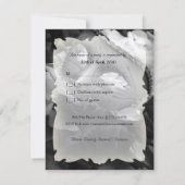 Masquerade Ball RSVP Cards Karte (Rückseite)
