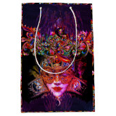 Masquerade Ball Schönheitsmaske Juwel Ton gotisch Mittlere Geschenktüte (Vorderseite)
