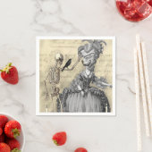 Masquerade Ball Serviette (Beispiel)