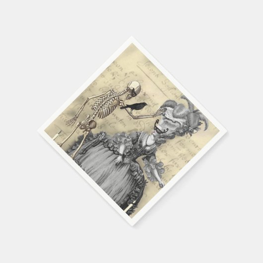 Masquerade Ball Serviette (Ecke)