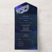 Masquerade Ball und UAWG Template All In One Einladung (Innen Boden)