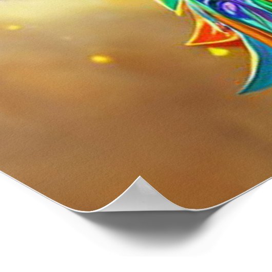 Masquerade Ball Wolf Poster (Ecke)