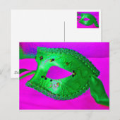 Masquerade Bash Postkarte (Vorne/Hinten)