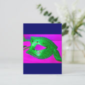 Masquerade Bash Postkarte (Stehend Vorderseite)