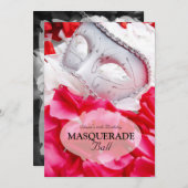 Masquerade Birthday Ball Party Einladung (Vorne/Hinten)