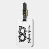 Masquerade Carnaval Party Maske Individuelle Reise Gepäckanhänger (Vorderseite vertikal)