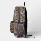 MASQUERADE DACKEL ART BEDRUCKTER RUCKSACK (Rechts)