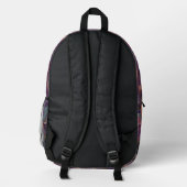 MASQUERADE DACKEL ART BEDRUCKTER RUCKSACK (Rückseite)