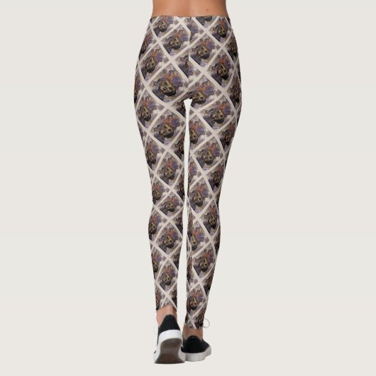 MASQUERADE DACKEL ART LEGGINGS (Rückseite)