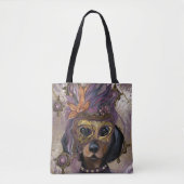 MASQUERADE DACKEL ART TASCHE (Vorderseite)