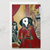 MASQUERADE-DACKEL BRIEFPAPIER (Vorne/Hinten)