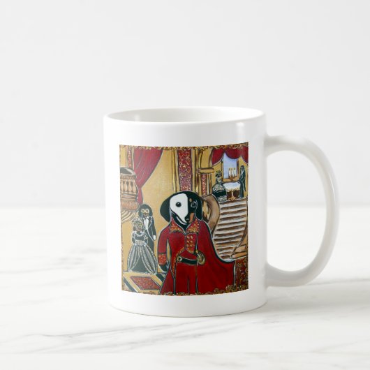 MASQUERADE-DACKEL KAFFEETASSE (Rechts)