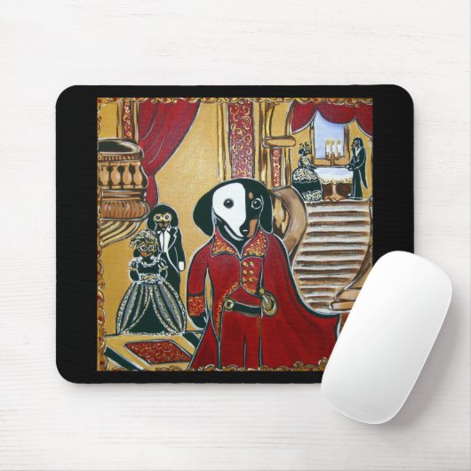 MASQUERADE-DACKEL MOUSEPAD (Mit Mouse)