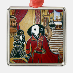 MASQUERADE DOXIE SILBERNES ORNAMENT