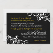 Masquerade-Einladung - kundenspezifisch Einladung (Rückseite)