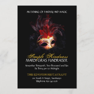 Masquerade-Einladung - kundenspezifisch Einladung