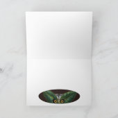 Masquerade-Eule-Karte Karte (Innenseite)