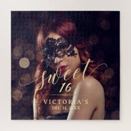 Masquerade Foto Sweet 16 Geburtstag Puzzle