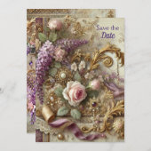 Masquerade Garden Romanum | BellaVille Bridal Show Einladung (Vorne/Hinten)