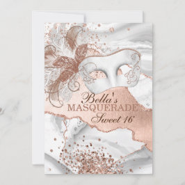 Masquerade Geburtstagsparty Einladungen