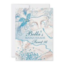 Masquerade Geburtstagsparty Einladungen