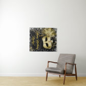 Masquerade Geburtstagsparty Hintergrund Wandteppich (Beispiel (Horizontal))