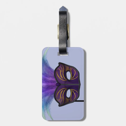 Masquerade Gepäckanhänger (Rückseite vertikal)
