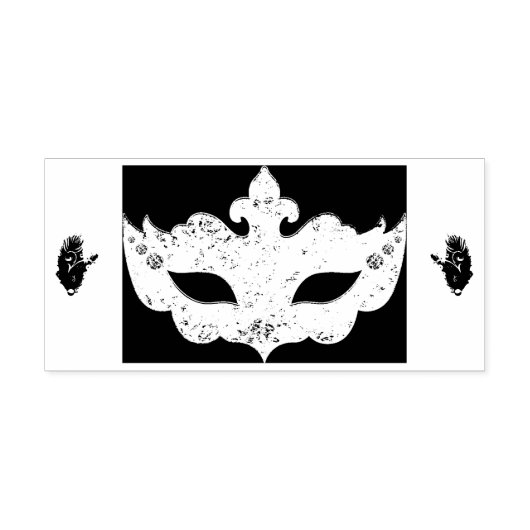 Masquerade Gummistempel (Prägung)