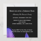 Masquerade Halloween-Party Rosa Aquamarine Masken Einladung (Rückseite)