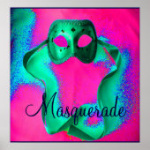 "Masquerade I"-Poster - Anpassbar Poster (Vorne)